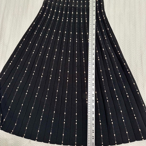 VIA VAI Los Angeles NWT Patsy Dress Set Black With Cream Polka Dots - Picture 11 of 16